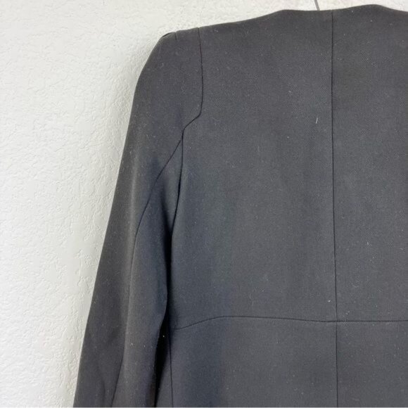 Zara Coat with Box Puff Sleeve Midi Jacket - Picture 10 of 12